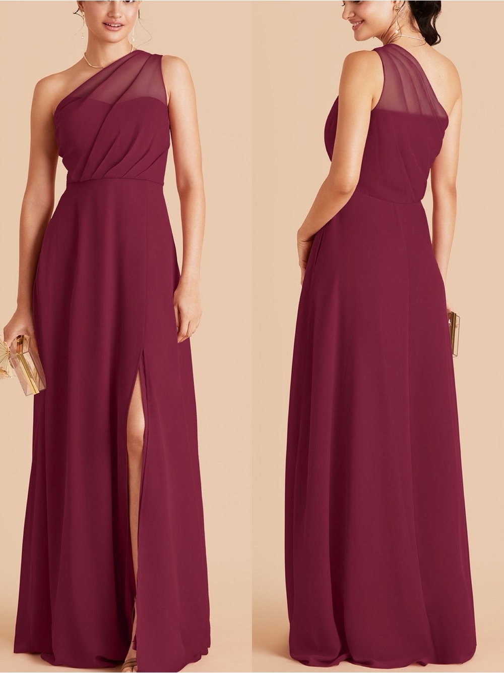 Birdy Grey | Kira Chiffon Bridesmaid Maxi Dress